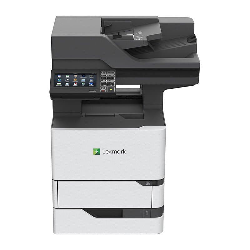 Lexmark XM5370 mono multifunction printer, front view